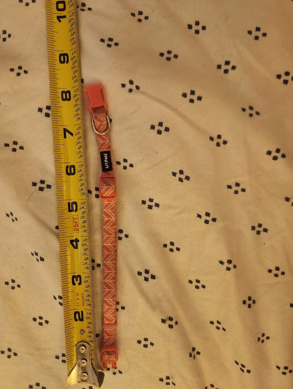 Li'l Pets Pink Tribal Harness Collar and Leash Set
